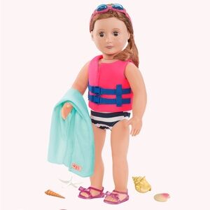 Our Generation All About the Fun Day Sun Day Outfit Set for 18” doll